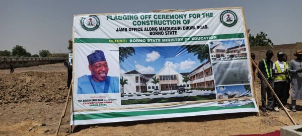 JAMB Registrar, Zulum Flag Off ₦1bn JAMB CBT Centre, Zonal Office in Borno